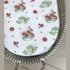 Conjunto de regalo: manta de muselina para envolver al bebé Ohio Baby (floral) y babero/eructo combinado