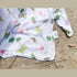Conjunto de regalo: manta de muselina para bebé niña de Carolina del Sur y paño eructador/babero combinado