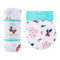 Conjunto de regalo: manta de muselina para envolver al bebé y paño eructador/babero combinados para niño de Texas Baby 