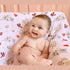 Conjunto de regalo: manta de muselina para envolver al bebé y paño eructador/babero combinados de Virginia Baby (floral)