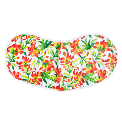 Conjunto de regalo: manta de muselina para bebé Prairie Fire y paño eructador/babero combinado