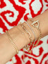 Gleaming Rhinestone & Geometric 5-piece Bracelet Ensemble