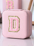 Glitter Chenille Letter Pink Jewelry Organizer