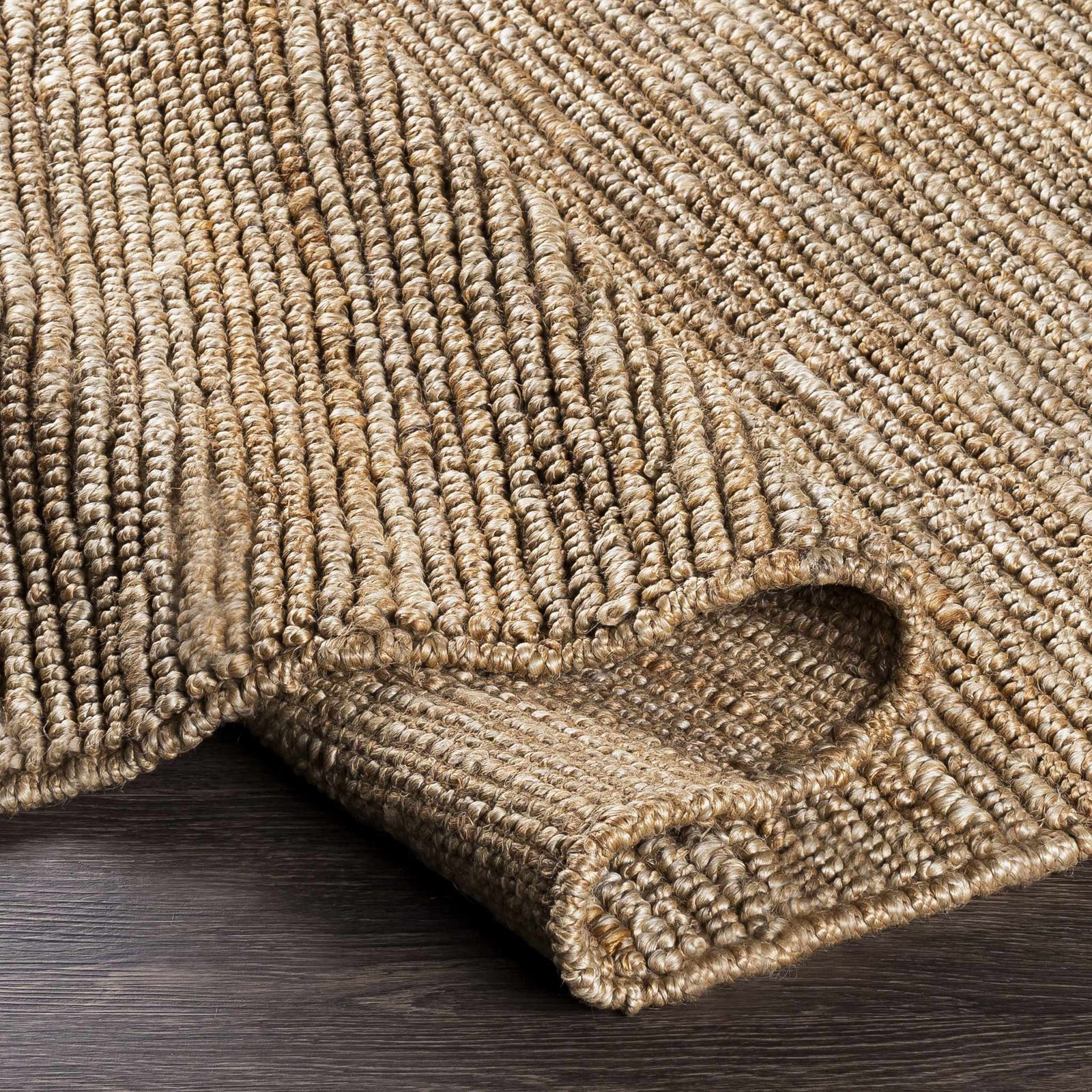 Alfombra de yute trenzado natural de Glover