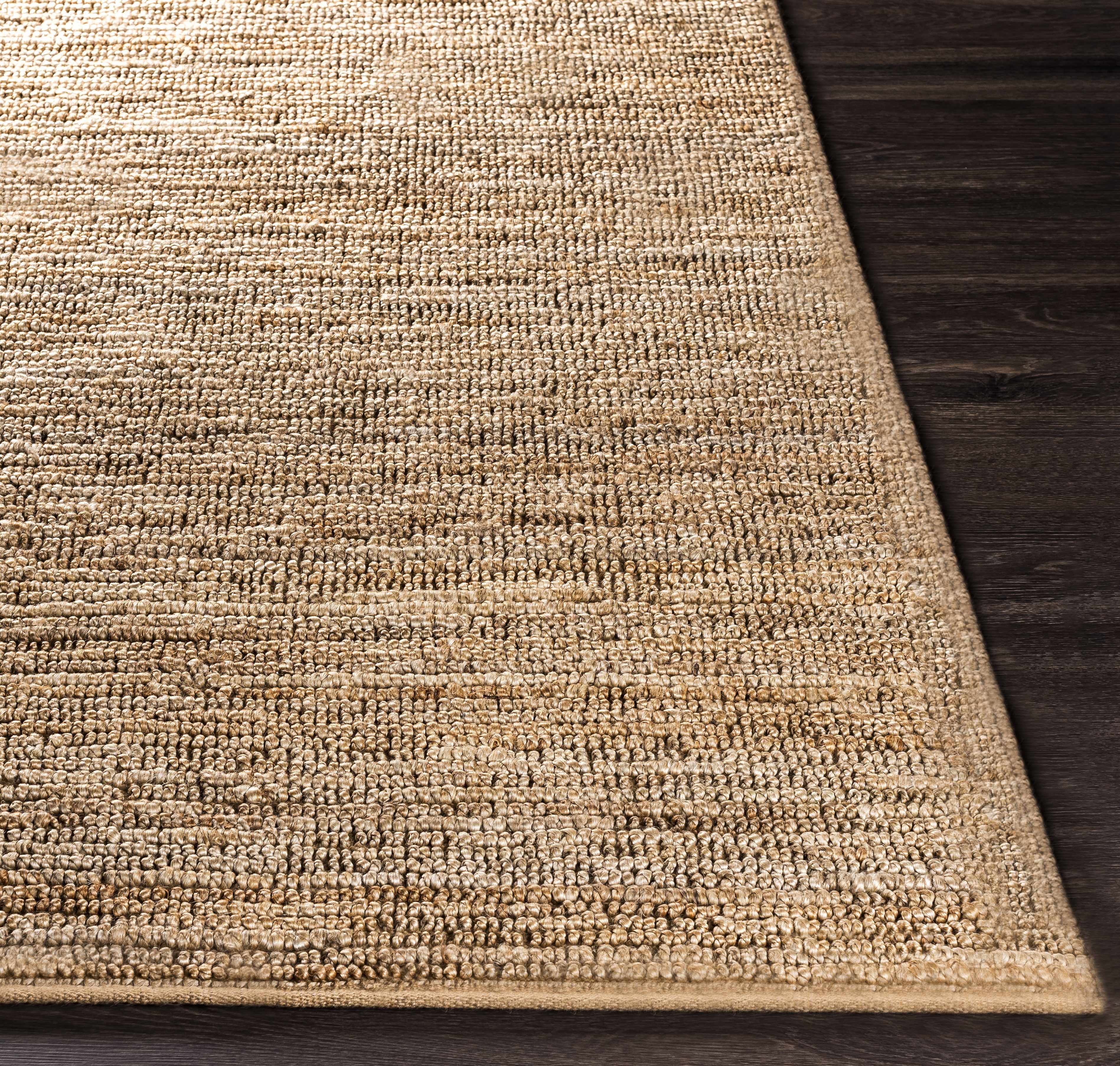 Alfombra de yute trenzado natural de Glover