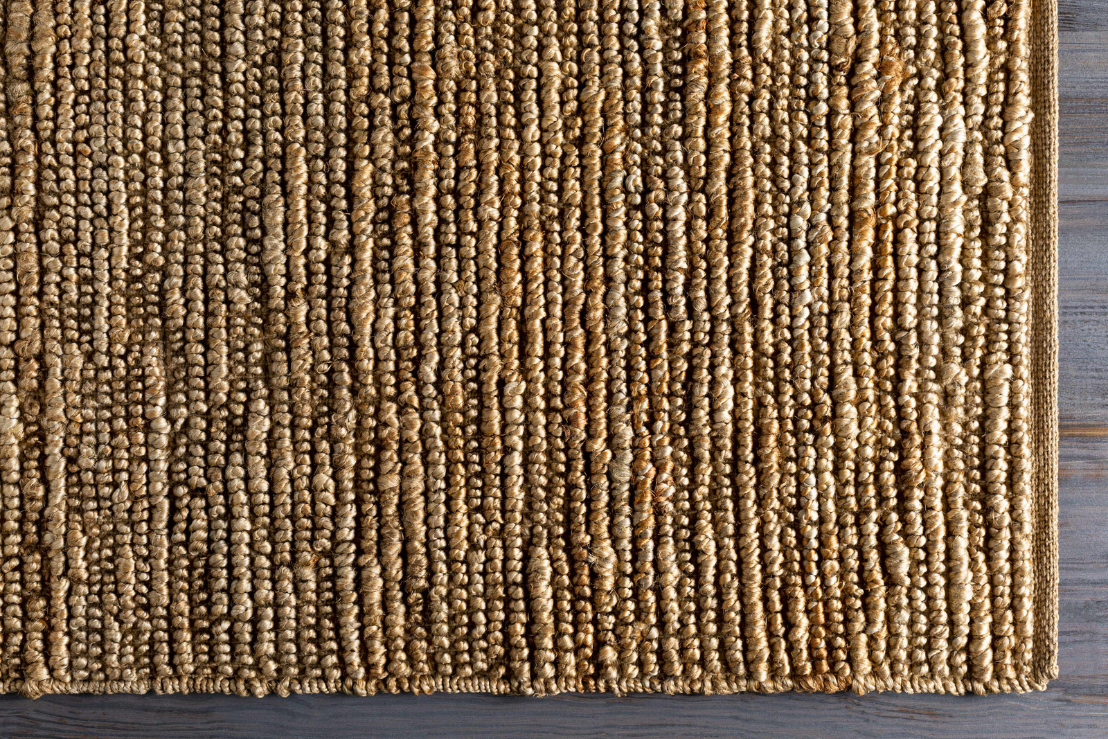 Alfombra de yute trenzado natural de Glover
