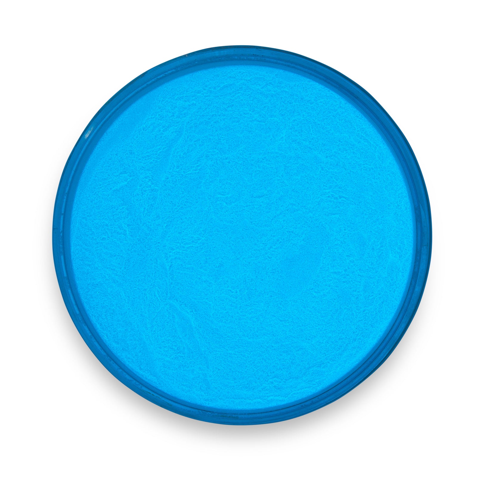 Pigmento epoxi en polvo que brilla en la oscuridad de color azul cielo