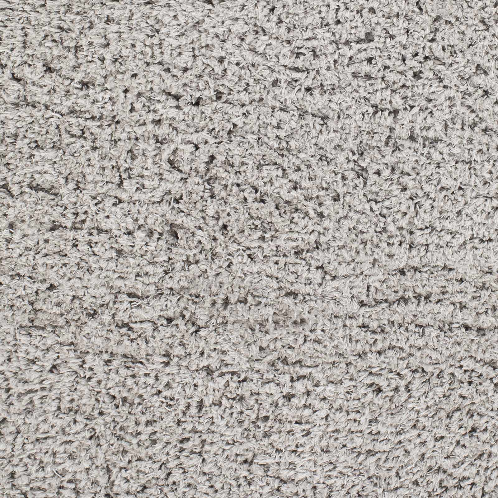 Alfombra peluda de color gris medio de Siari