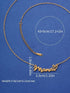 Golden Heart Mama Pendant Necklace with Chain