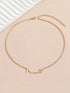 Golden Heart Mama Pendant Necklace with Chain