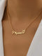 Golden Heart Mama Pendant Necklace with Chain