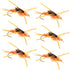 Tungsten Bead Kaufmann's Golden Stone Fly with Rubber Legs - Stonefly Wet Fly - 6 Flies Hook Size 6