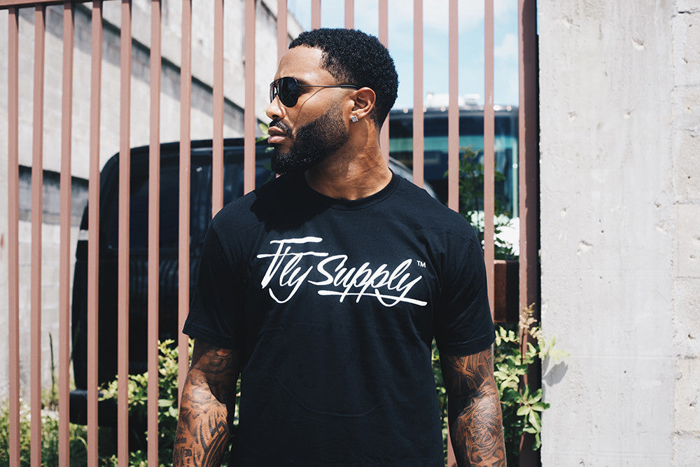 Fly Supply Logo: Black (10 Year Anniversary) T Shirts