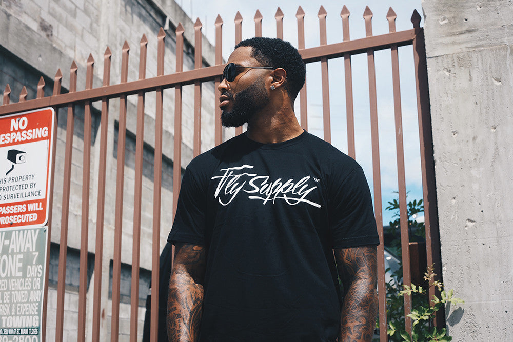 Fly Supply Logo: Black (10 Year Anniversary) T Shirts