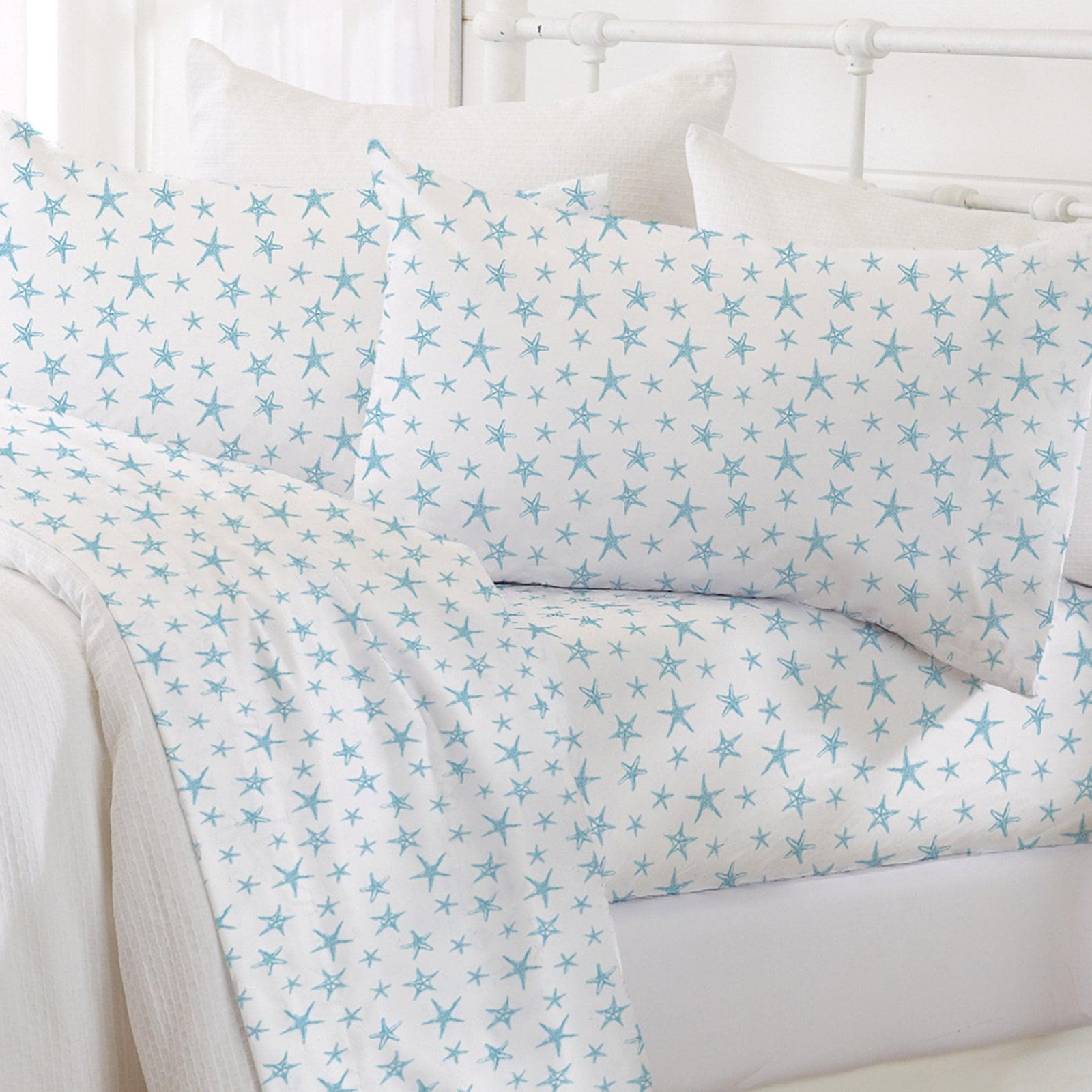 4-Piece Coastal Microfiber Sheet - Newport Collection