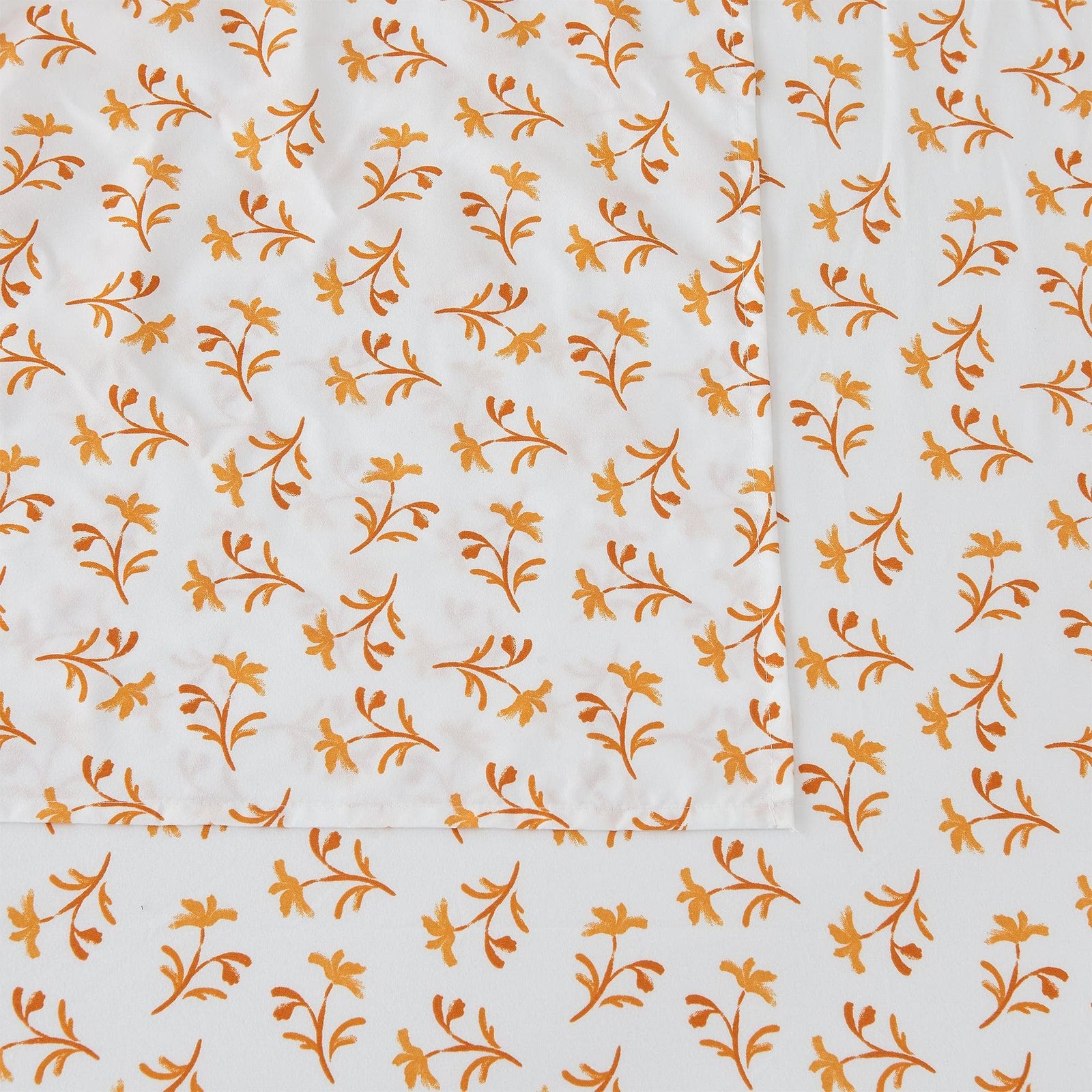 4 Piece Watercolor Floral Microfiber Sheet - Delia Collection