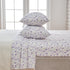 4 Piece Watercolor Floral Microfiber Sheet - Delia Collection