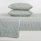 Striped Microfiber Sheet Set - Evette Collection