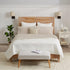 Striped Microfiber Sheet Set - Evette Collection