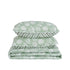 Green Seashell Quilt - Emerald Bay