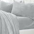 4-Piece Solid Plush Sheet - Velvet Luxe Collection