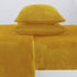 4-Piece Solid Plush Sheet - Velvet Luxe Collection