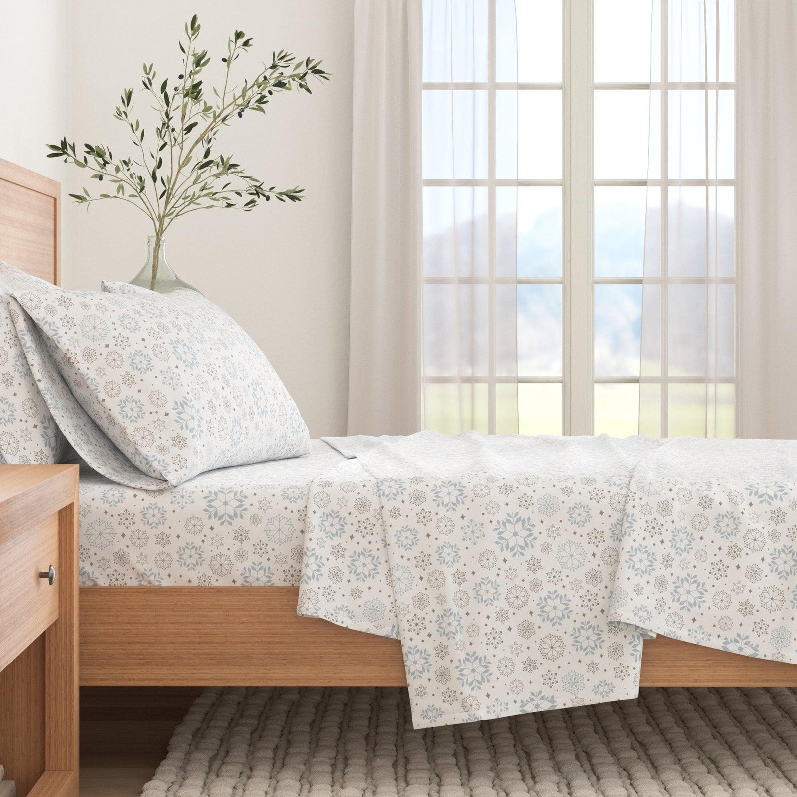4-Piece Turkish Cotton Flannel Sheet - Stratton Collection