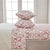 4 Piece Watercolor Floral Microfiber Sheet - Delia Collection