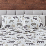 4-Piece Lodge Microfiber Sheet - Mountain Ridge Collection