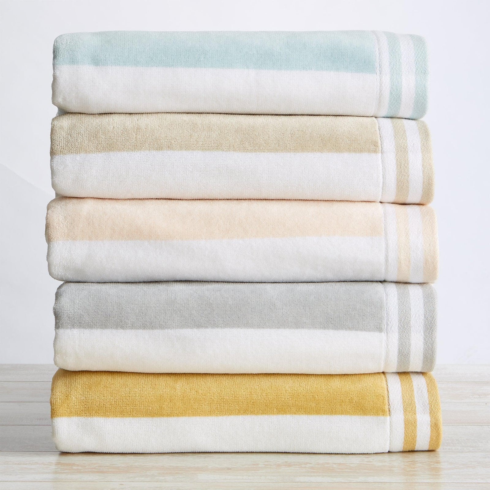4 Pack Striped Cabana Oversized Beach Towel - Edgartown