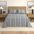 4-Piece Striped Microfiber Sheet Set - Elouise Collection