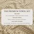 Cotton Diamond Waffle Weave Bath Towel Set - Grayson Collection