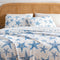 Blue Seashell Coastal Quilt Set - Trinidad Collection