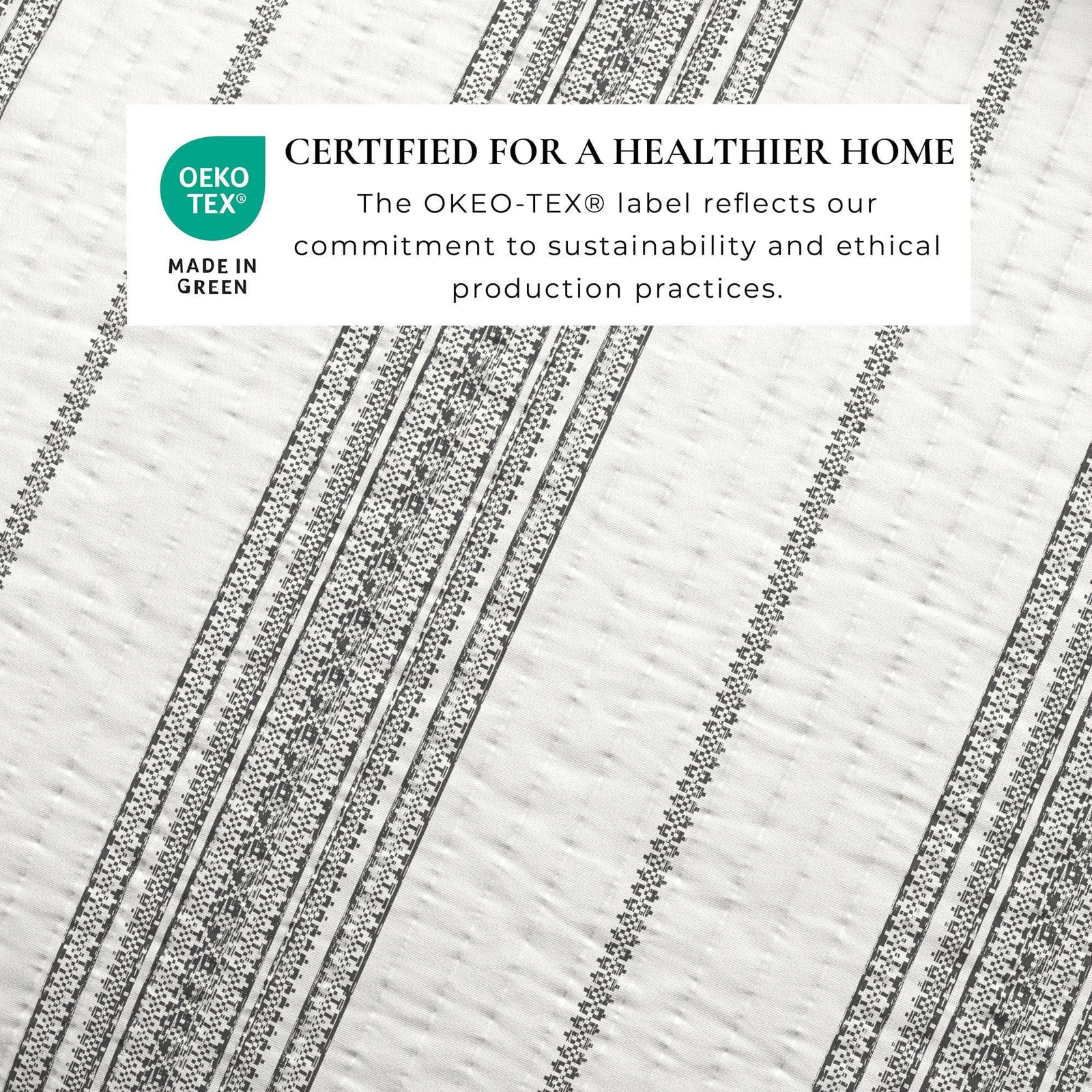 3-Piece Stripe Quilt - Wesley Collection