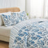 Coastal Navy Coral Quilt Set - Saelia Collection