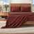 4-Piece Cotton Solid Flannel Sheet - Nordic Collection