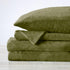 4-Piece Solid Plush Sheet - Velvet Luxe Collection