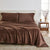 4-Piece Solid Plush Sheet - Velvet Luxe Collection