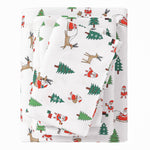 4-Piece Turkish Cotton Christmas Flannel Sheet - Whittaker Collection