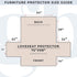 Reversible Furniture Protector - Elenor Collection