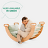 5 in 1 Montessori Climbing Set: Triangle Ladder + Arch/Rocker + Slide Board/Ramp + Netting rope + Cushion