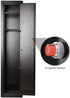 Gun Safe Rifle Cabinet with Quick Access Biometric Lock and Backup Keys
