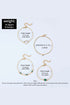 Heartfelt Affection Gold Bracelet Set with Diamond Accents
