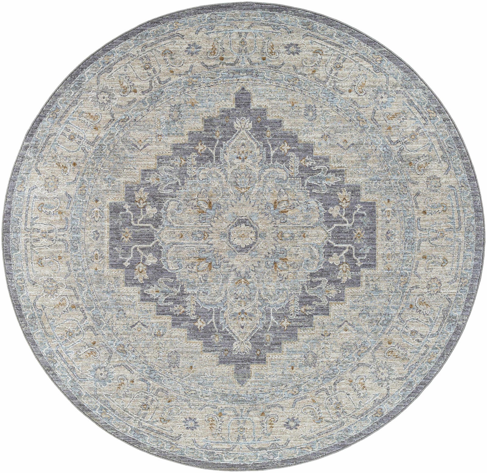 Alfombra Sema Blue Medallion - Liquidación