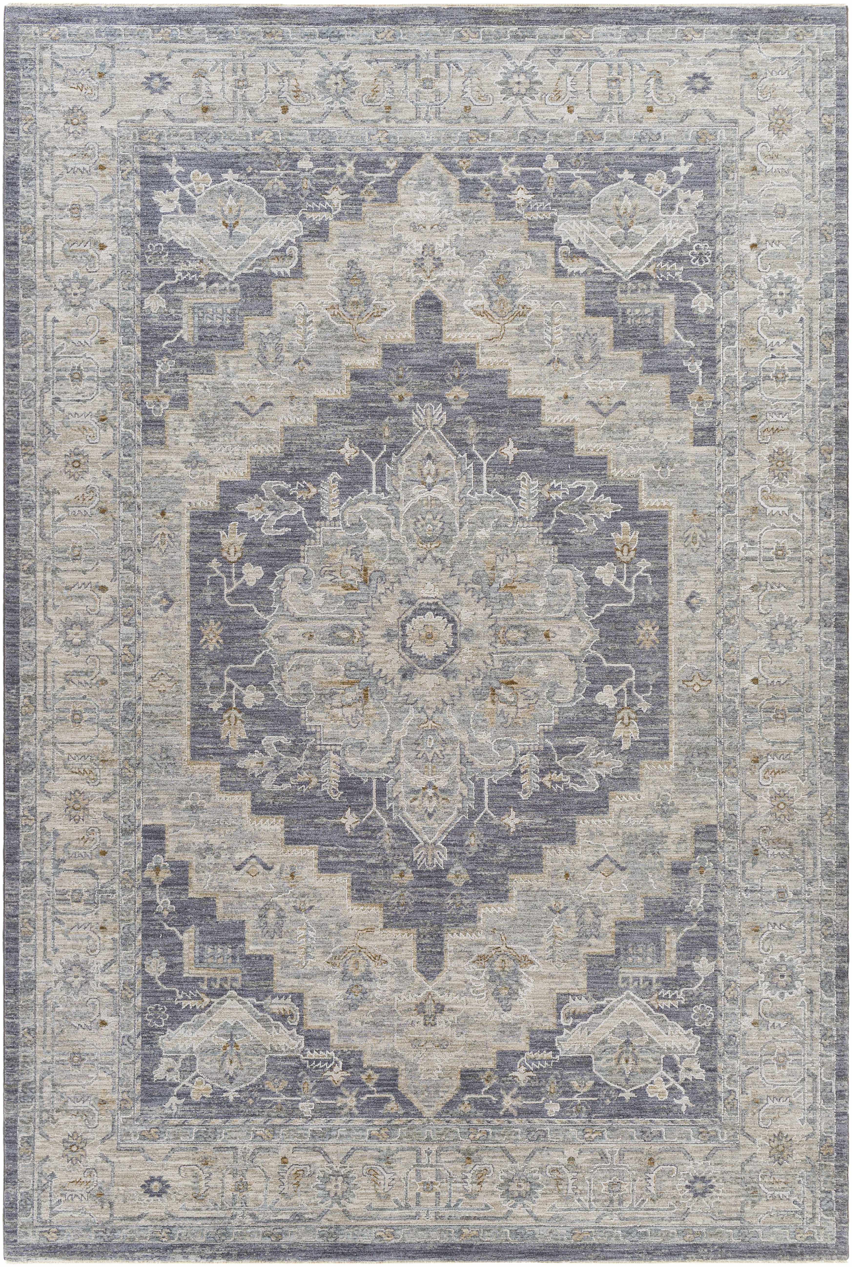 Alfombra Sema Blue Medallion - Liquidación