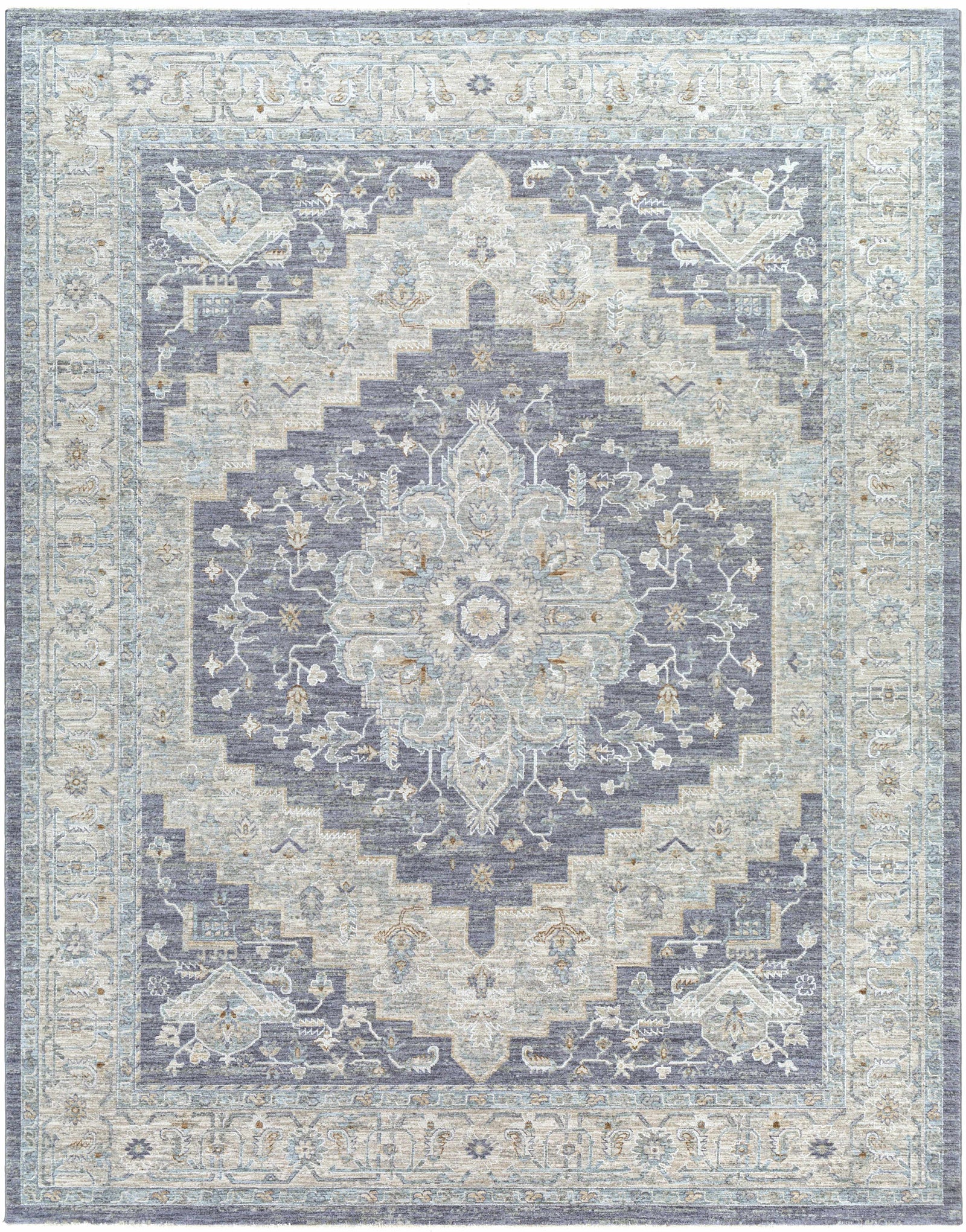 Alfombra Sema Blue Medallion - Liquidación