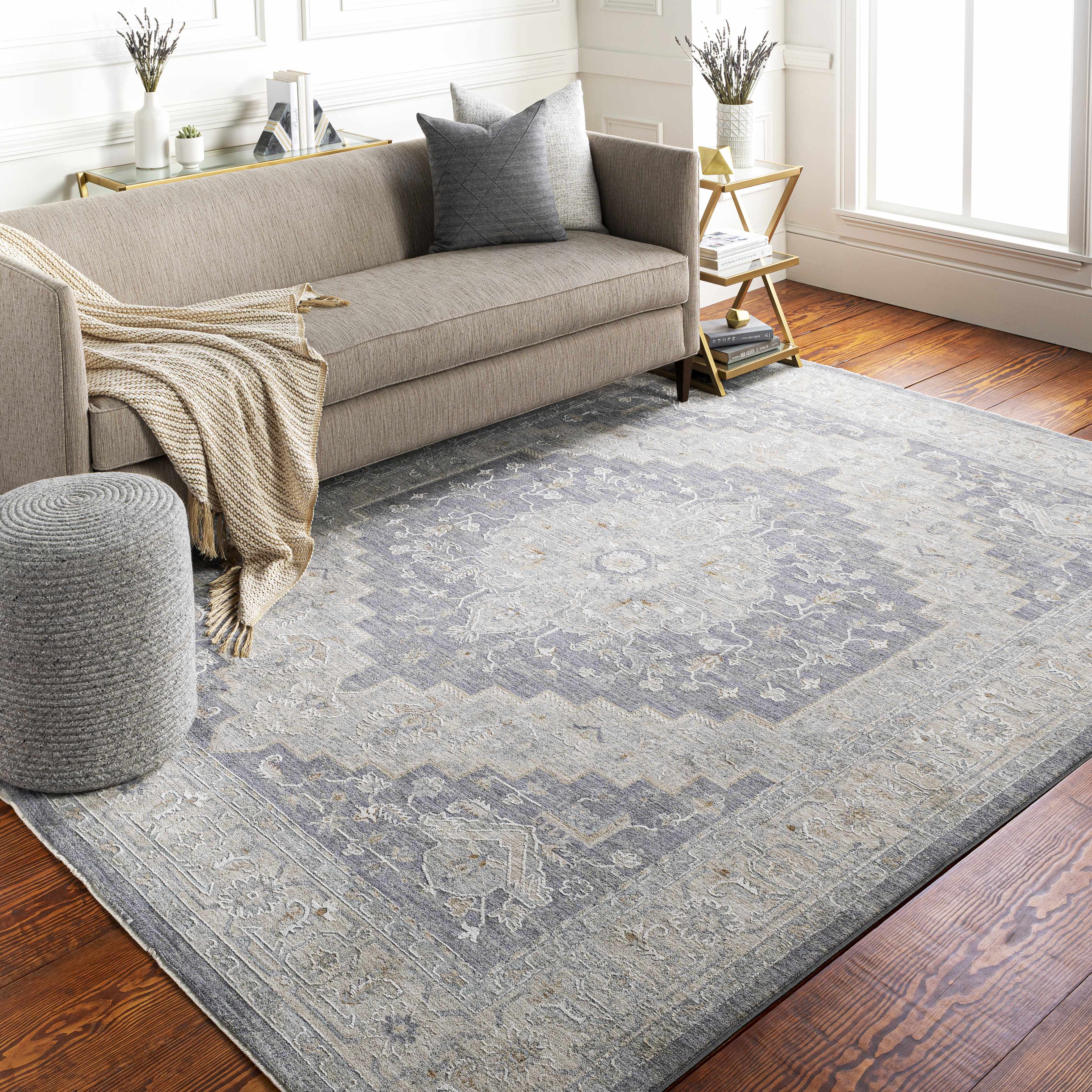Alfombra Sema Blue Medallion - Liquidación