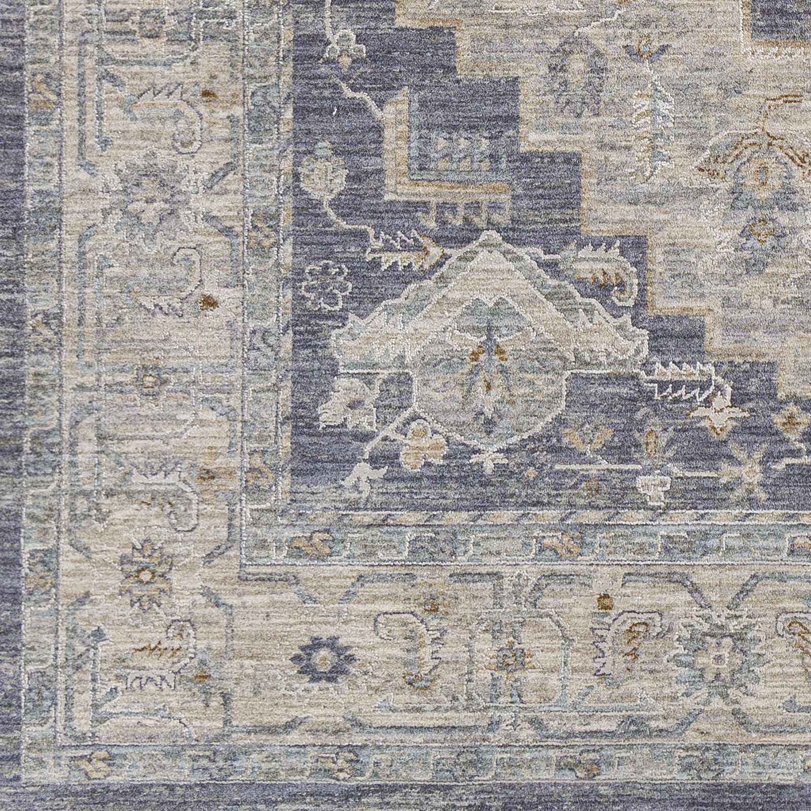 Alfombra Sema Blue Medallion - Liquidación