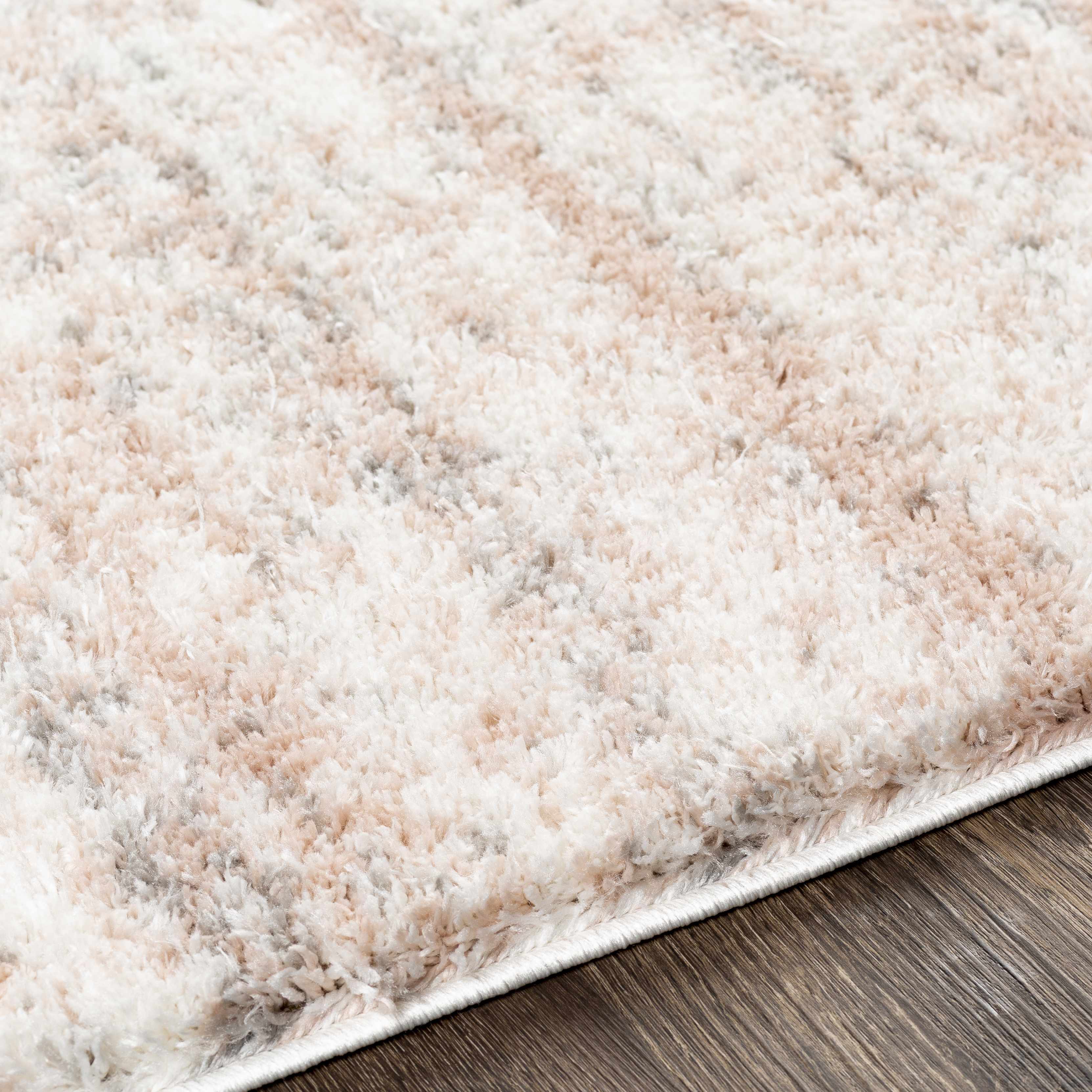 Alfombra de felpa rosa polvorienta Hammond