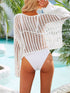 Open Knit Sheer Beach Tunic